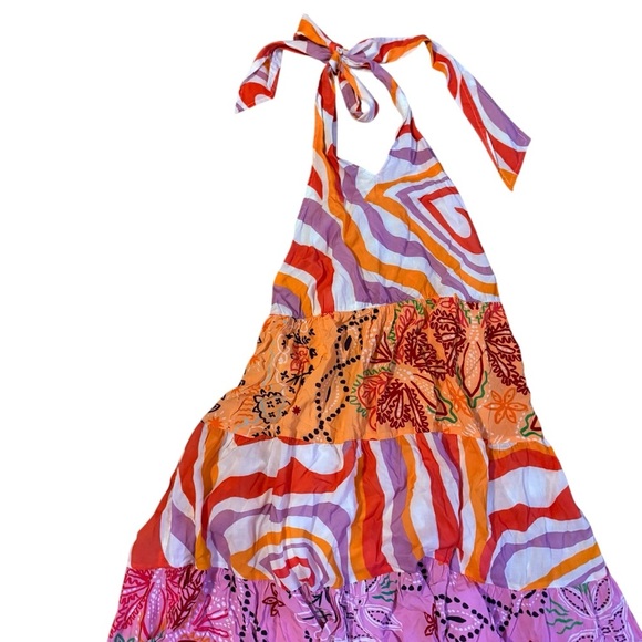 SUNDRESS REVOLVE CAMILA LONG DRESS MIX COMPORTA / SAINT TROPEZ Size Small - Picture 5 of 7